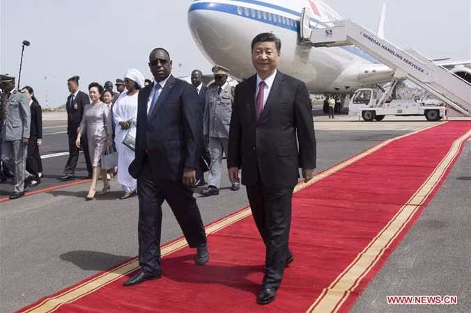 Ông Tập Cận Bình có chuyến thăm cấp nhà nước tới Senegal. Ảnh: Tân Hoa Xã.
