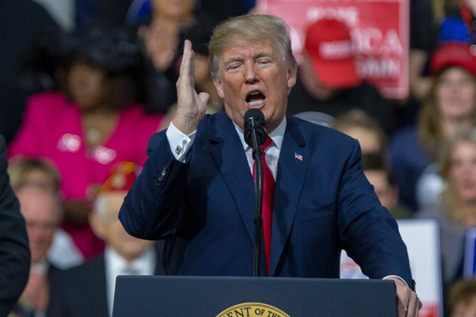 Tổng thống Donald Trump.