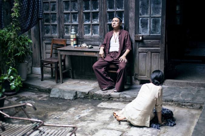 Một cảnh trong “Đảo của dân ngụ cư” (đạo diễn Hồng Ánh).