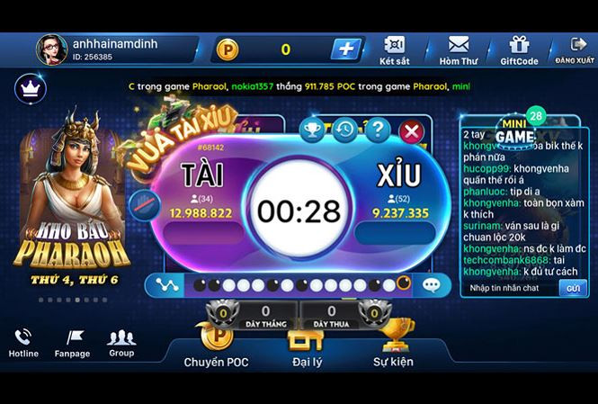 Phóng viên đăng ký thâm nhập vào game PocVip. 