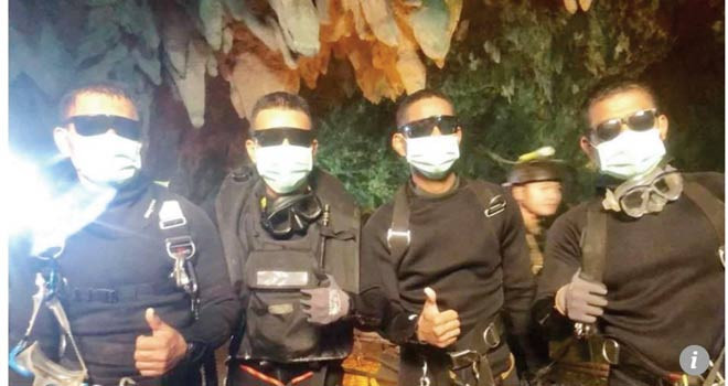 Các thợ lặn “siêu cấp”. Ảnh: SCMP.