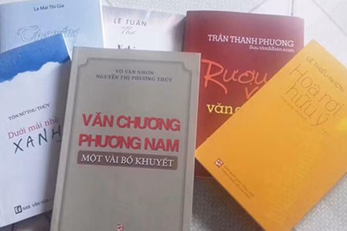 Một số tác phẩm đoạt giải thưởng Hội Nhà văn TPHCM.