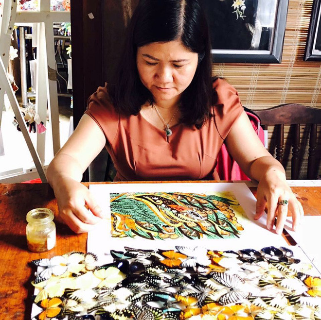 Nghệ nhân Vũ Thị Nguyệt Ánh.