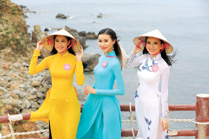 Thí sinh HHVN sẵn sàng cho đêm thi 25/8 và hướng đến Chung kết. Ảnh: Hồng Vĩnh.