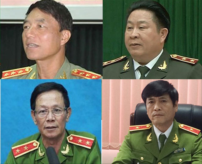 Nhiều vị tướng lĩnh cấp cao bị xử lý trong thời gian qua. Ảnh: LD.