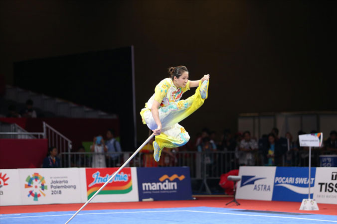 Thúy Vi đã không thể bảo vệ thành công tấm HCV Asiad cô giành được 4 năm trước tại Incheon. Thậm chí cô còn rớt xuống hạng 3, đứng sau một võ sỹ đến từ Iran vốn không phải đối thủ tranh chấp huy chương ở Hàn Quốc 4 năm trước. Ảnh: VSI.