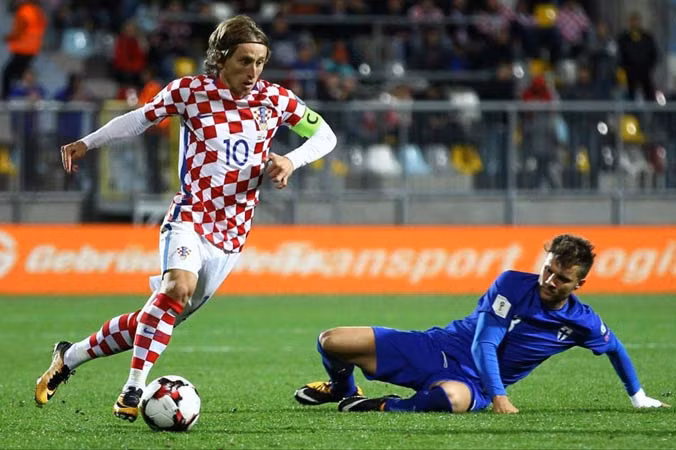 Nhạc trưởng Modric của ÐT Croatia.