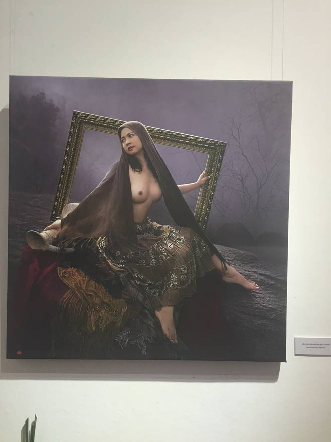 Tác phẩm “Câu chuyện những bức tranh” của Dương Quốc Định.