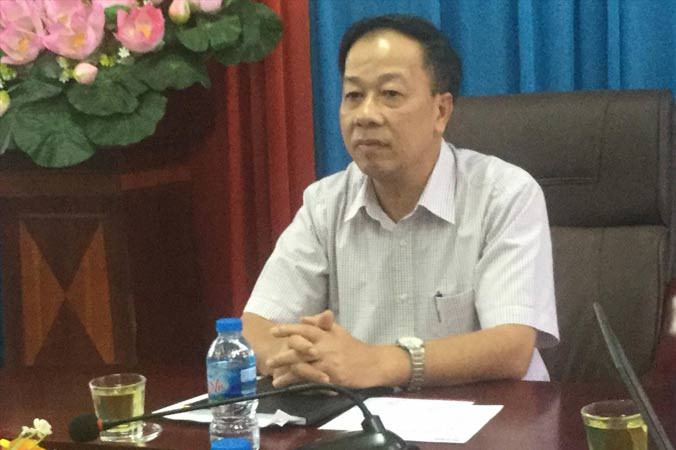 Ông Trần Quốc Tuấn, GÐ Sở GD & ÐT Lạng Sơn.