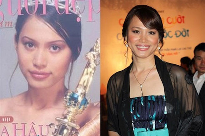 Hoa hậu Việt Nam 1998 Ngọc Khánh thần thái sáng bừng.