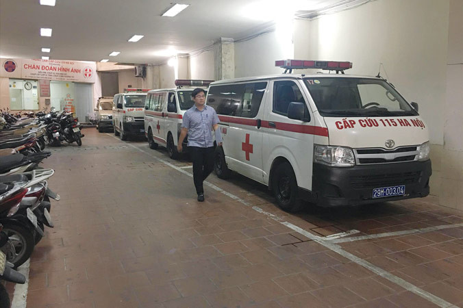 Trung tâm 115 Hà Nội hiện gặp nhiều khó khăn về cơ sở vật chất và nguồn nhân lực. Ảnh: Trường Phong.