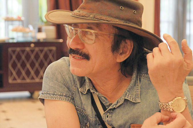 Nhạc sĩ Nguyễn Cường: “Suốt đời tôi đau đáu với các chất liệu dân ca của người Việt và các dân tộc Tây Nguyên”. Ảnh: N.M.Hà.