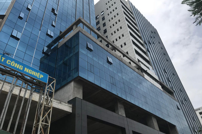 Khu liên cơ có tổng mức đầu tư hơn 1.000 tỷ đồng đang bị chậm tiến độ gây lãng phí lớn. Ảnh: Trần Hoàng.