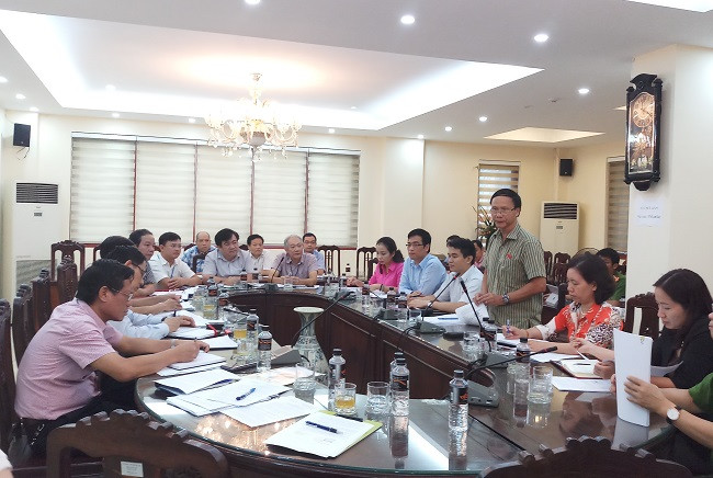  Đoàn giám sát Ban Pháp chế HĐND thành phố Hà Nội làm việc với Sở Công Thương 