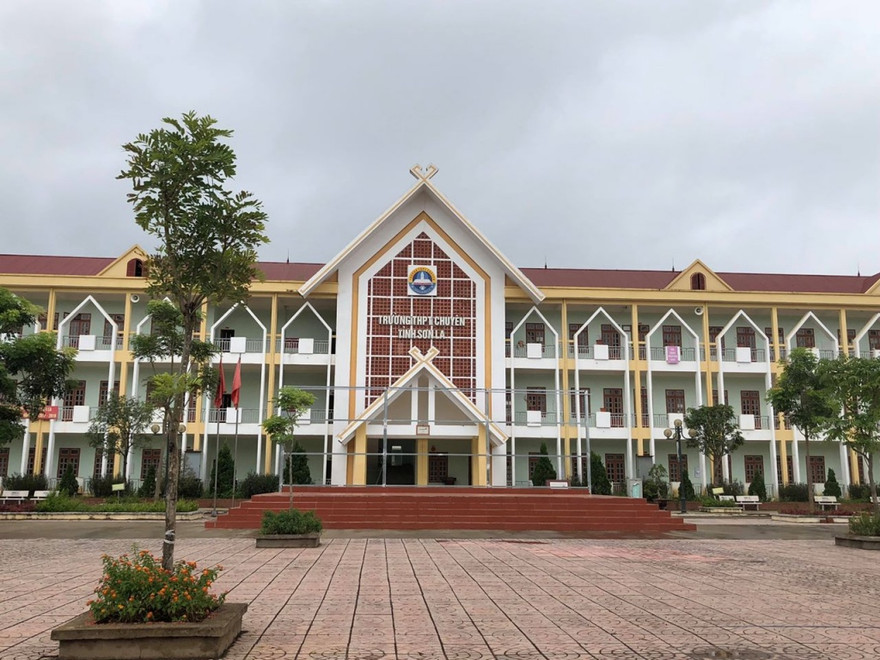 Trường THPT chuyên Sơn La.Ảnh : Nguyễn Hà.