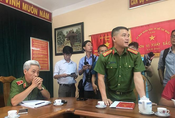 Công an TPHCM thông tin vụ án.