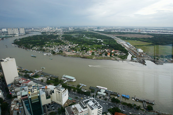 Khu đô thị Thủ Thiêm là trung tâm thương mại mới của TPHCM trong tương lai. Ảnh: Nhật Minh.