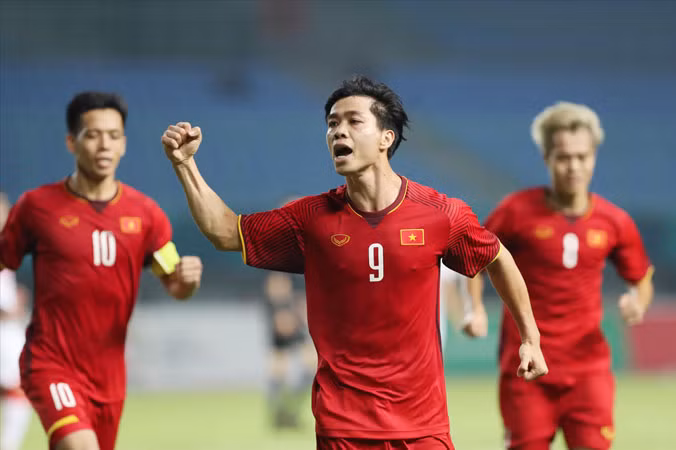 Bàn thắng vào lưới Olympic Bahrain chính là sự giải tỏa áp lực cần thiết cho Công Phượng sau những chỉ trích nặng nề. Ảnh: VSI.