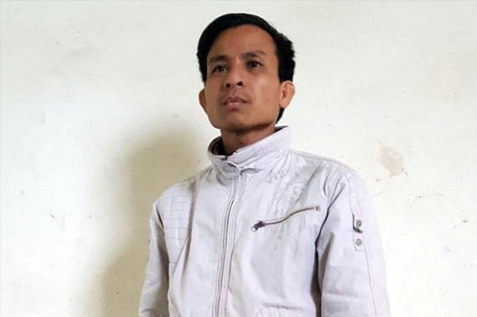 Nguyễn Văn Tám tại cơ quan điều tra.