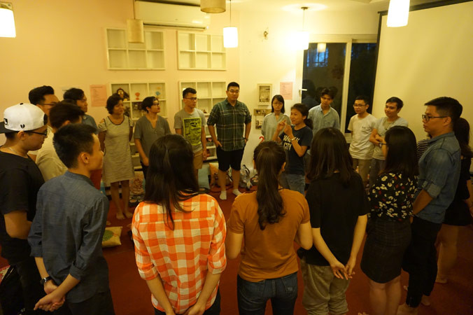 Các sự kiện của Tổ Ong luôn thu hút đông giới trẻ tham dự. Ảnh: Nhã Khanh.