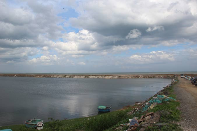 Dự án đang là hồ nước biển mênh mông đã được rao bán đất nền.