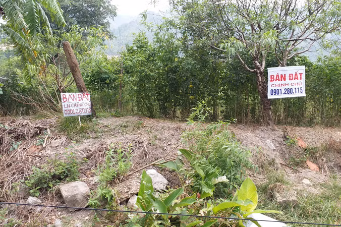 Trong thời gian sốt đất Vân Đồn, việc phân lô, tách thửa, chuyển đổi mục đích sử dụng đất được thực hiện liên tục.