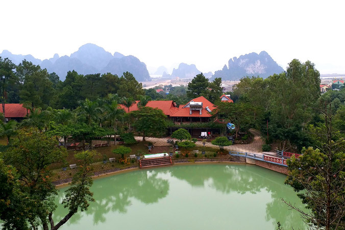 Đất rừng cũng được chuyển đổi để làm dự án đón lõng đặc khu. Ảnh: H.D.