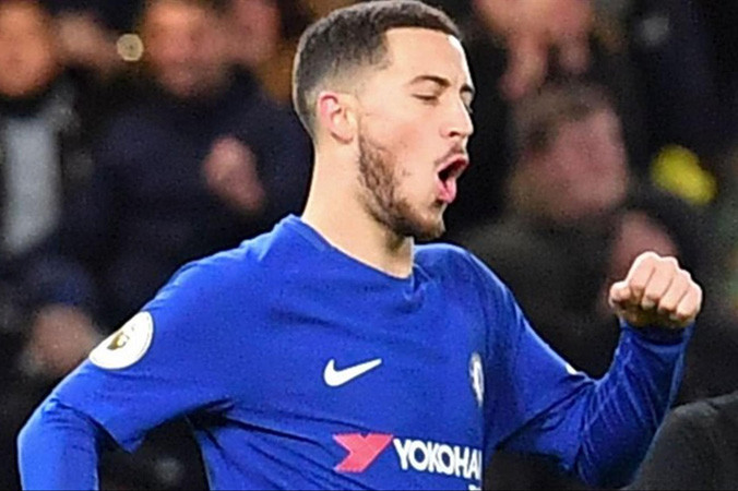 Hazard cam kết tương lai tại Chelsea.