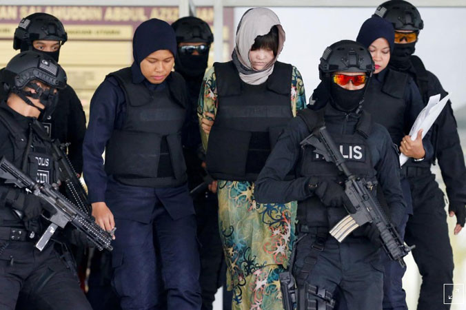 Ðoàn Thị Hương xuất hiện tại tòa thượng thẩm ở Kuala Lumpur ngày 16/8. Ảnh: Reuters.