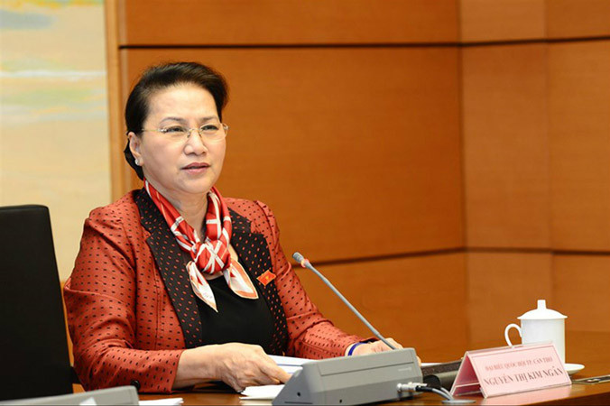 Theo Chủ tịch QH Nguyễn Thị Kim Ngân, doanh nghiệp FDI “hắt xì hơi” là nền kinh tế bị ảnh hưởng ngay. Ảnh: Như Ý.