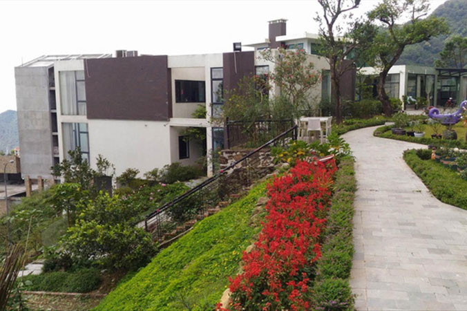 Biệt thự trên khu đất rộng 3.400m2 tại Tam Ðảo (Vĩnh Phúc) của Trịnh Xuân Thanh.