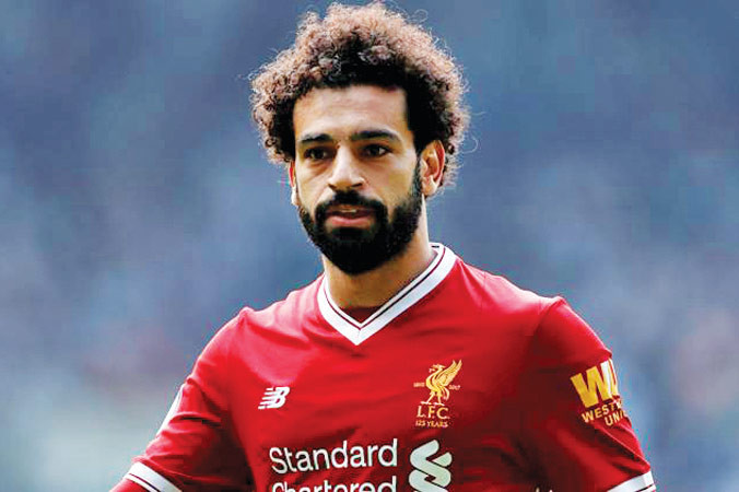 Tiền đạo Salah.