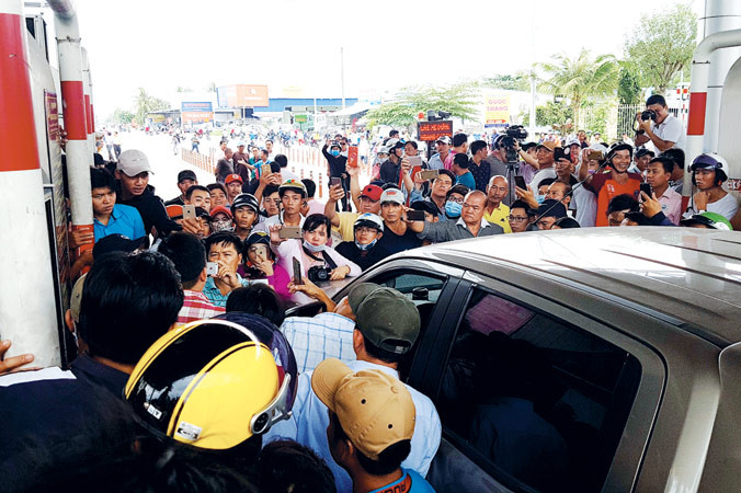 Trạm BOT gây bức xúc dư luận. Ảnh: P