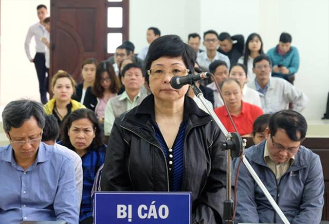 Bị cáo Châu Thị Thu Nga.