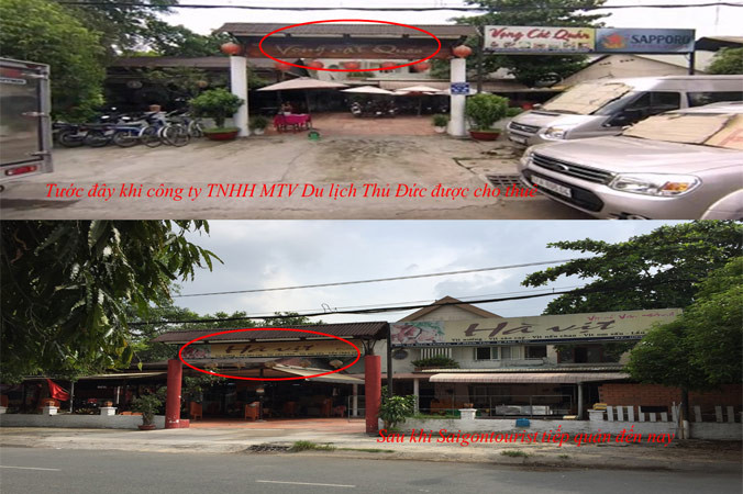 Saigontourist “xí phần” đất công sau đó cho tư nhân thuê lại để trục lợi.