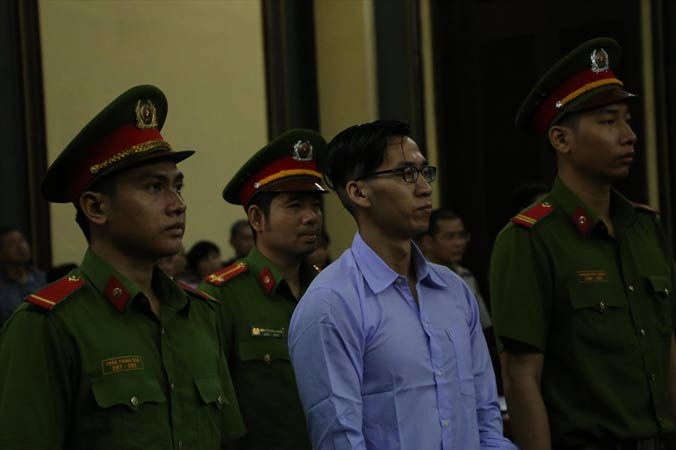 William Nguyen tại phiên tòa. Ảnh: Tân Châu.