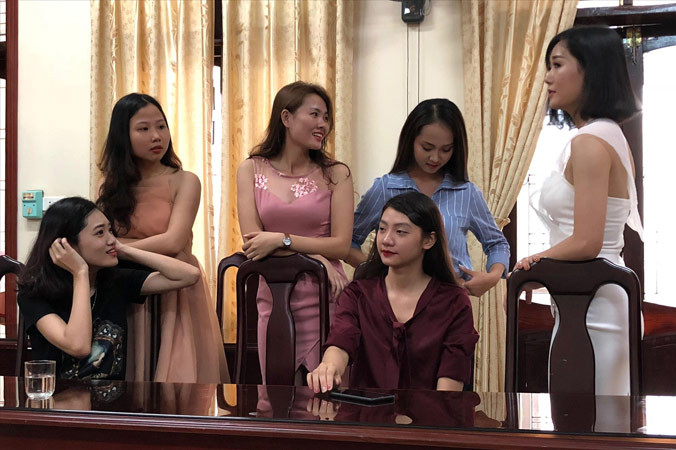 Các thí sinh đăng ký tại Nghệ An dự thi vòng chung khảo phía Bắc HHVN 2018.