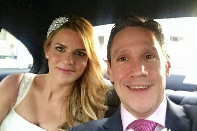 Cặp uyên ương Michael và Lina.