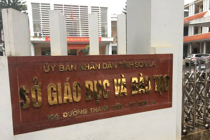Trụ sở Sở GD&ÐT Sơn La chiều 19/7.