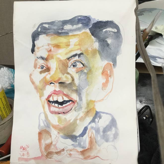 Tranh: Nguyễn Văn Hổ.