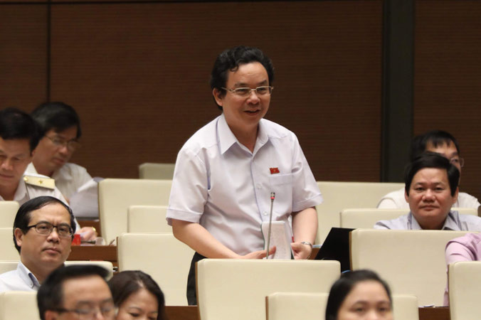 Đại biểu Hoàng Văn Cường (Đoàn Hà Nội).