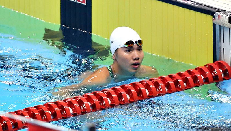 Vận động viên bơi lội Ánh Viên. Ảnh: Internet