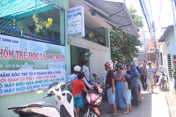 Nhóm lớp trẻ mẹ Mười nơi xảy ra vụ bạo hành.