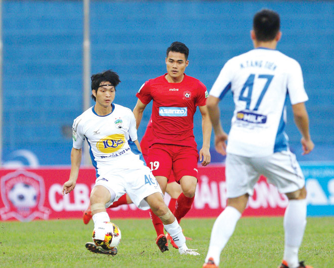 Các cầu thủ HAGL gây sức hút lớn với khán giả V-League 2018.