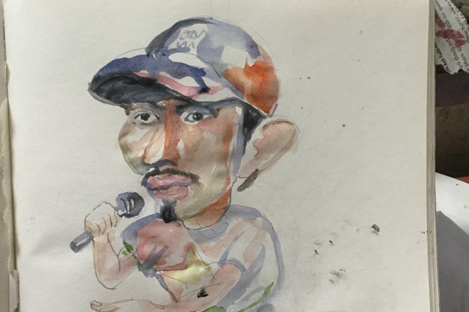 Tranh: Nguyễn Văn Hổ.