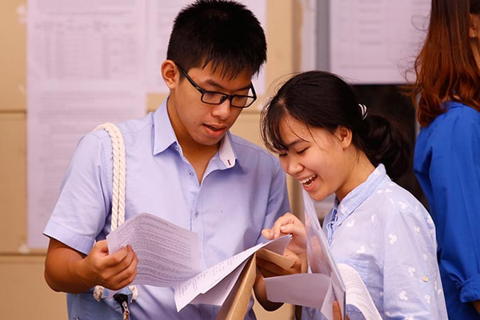 Tân sinh viên nhập học 2017. Ảnh: Như Ý.