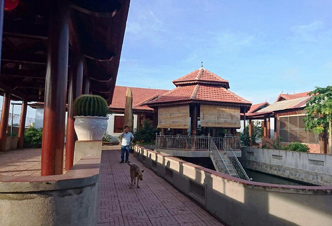 “Biệt phủ” của ông Quang. Ảnh: HD.