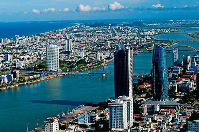 Khu trung tâm TP Đà Nẵng. Ảnh: Như Ý.