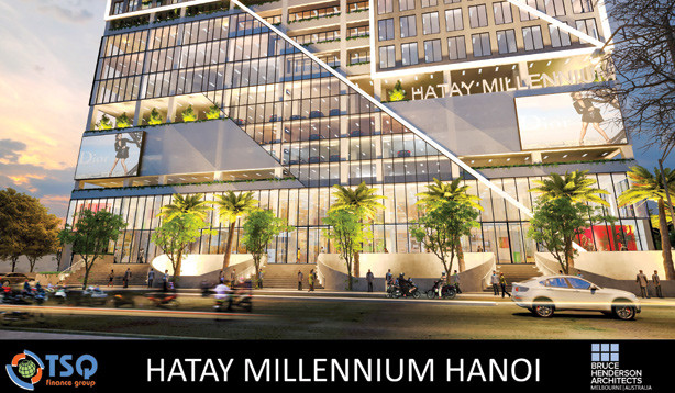 Tòa Tháp Thiên Niên Kỷ: Ðiểm nhấn kiến trúc xanh bên sông Nhuệ