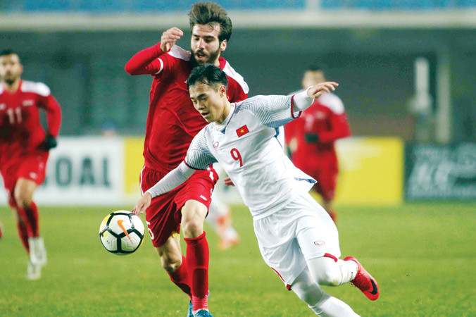 U23 Việt Nam khiến cả châu lục ngỡ ngàng. Ảnh: Hữu Phạm.